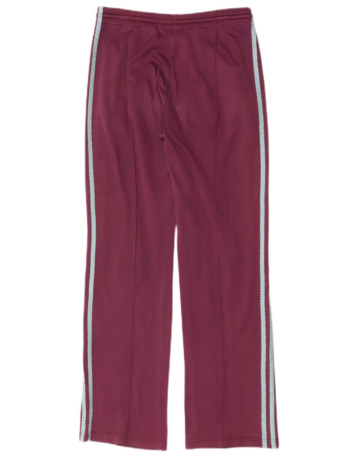 Pantaloni da tuta da donna Adidas UK 14 poliestere bordeaux medio