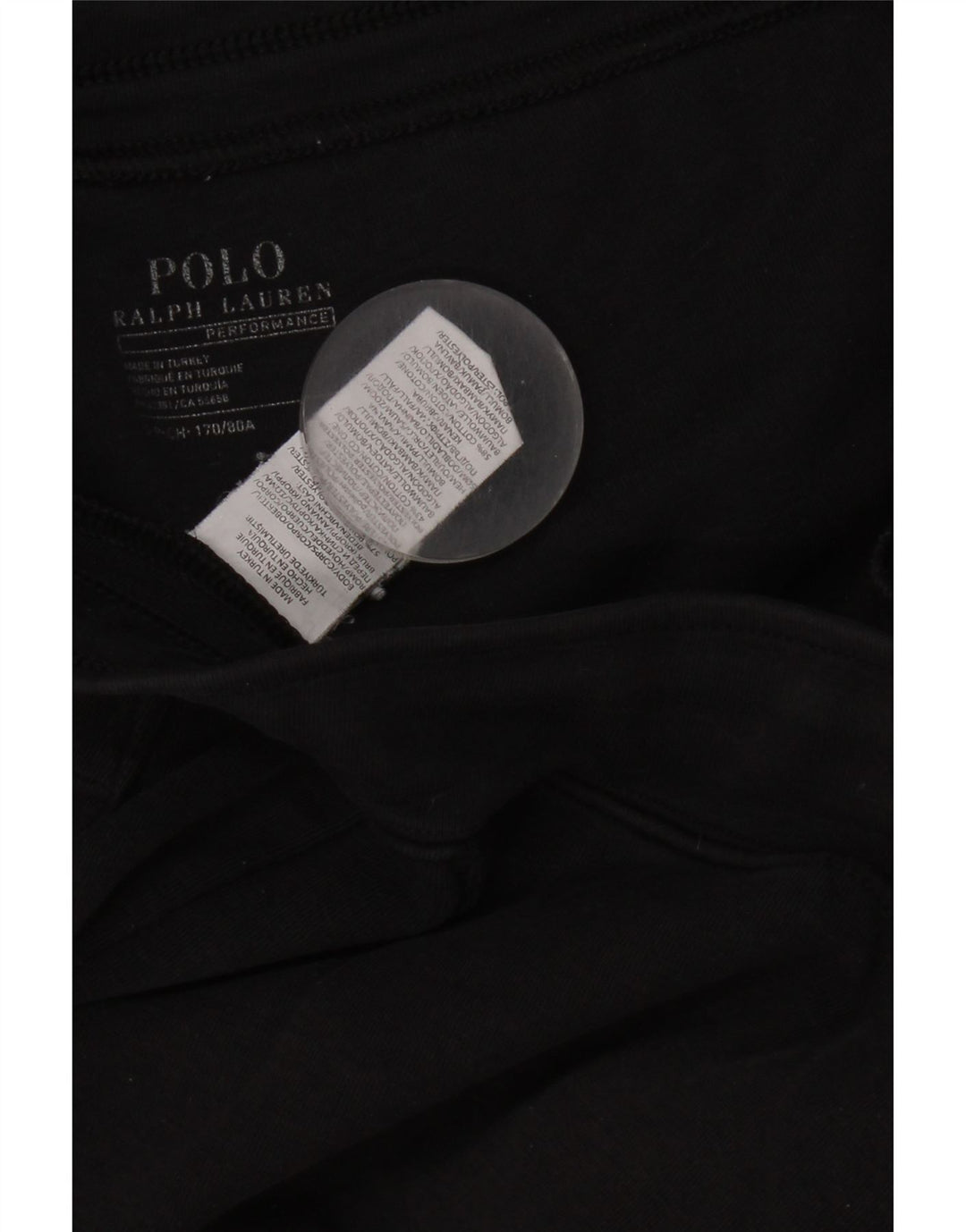 Pantaloni da tuta da uomo Polo Ralph Lauren Joggers piccoli in poliestere nero