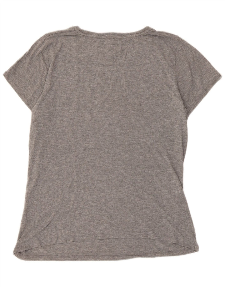 T-shirt grafica da donna Tommy Hilfiger Top UK 14 Grigio medio