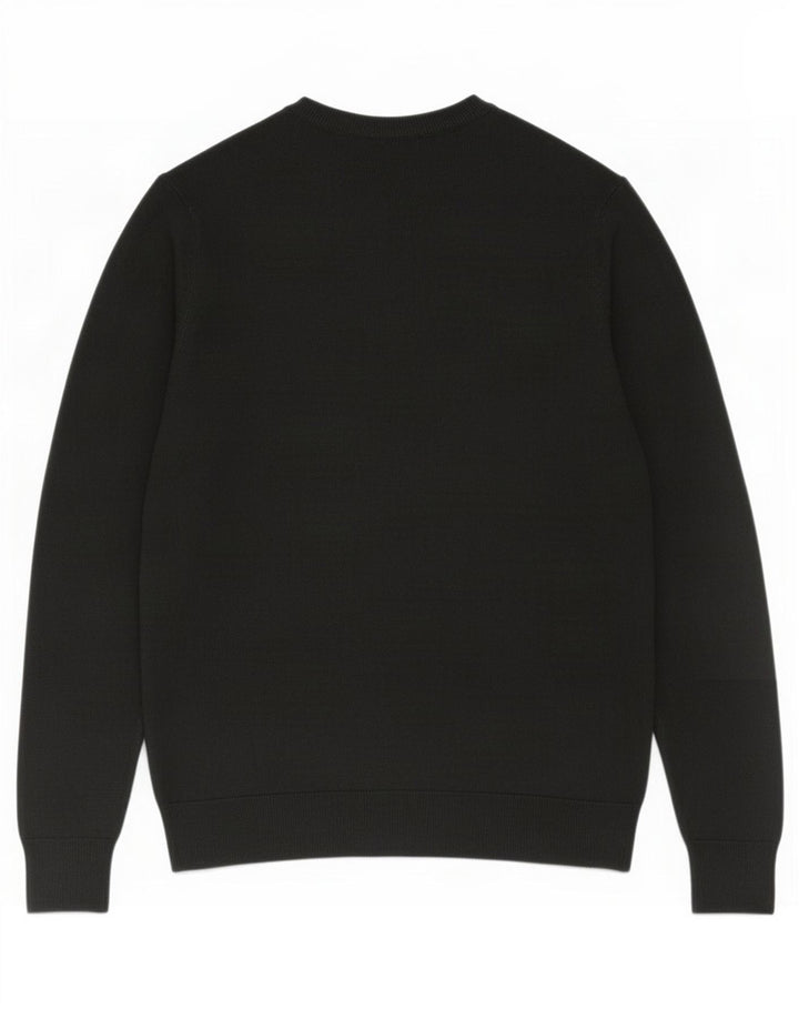 Maglione maglione con scollo a V da uomo Marks & Spencer XL nero