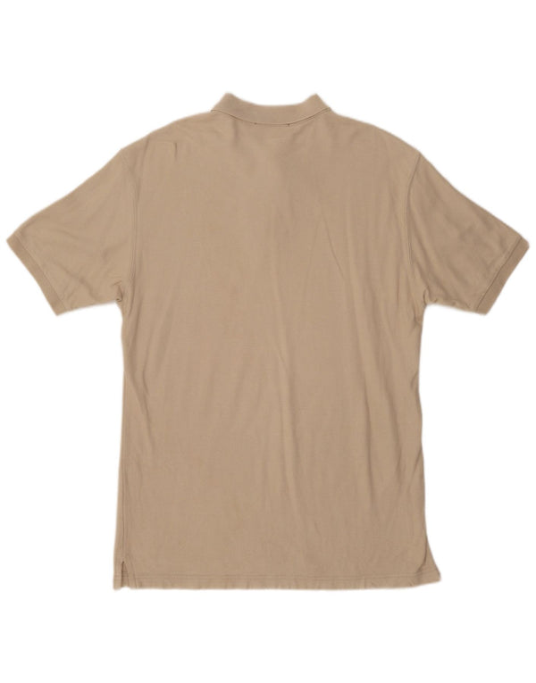 Polo da uomo FILA in cotone beige medio