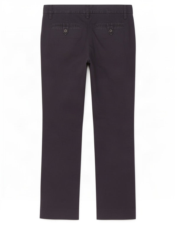 Massimo Dutti Womens Straight Casual Trousers EU 36 XS W26 L28 Navy Blue