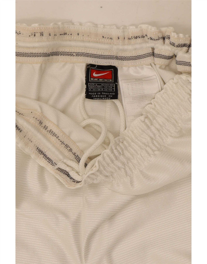 Pantaloncini sportivi da uomo Nike UK 42/44 Large Poliestere bianco