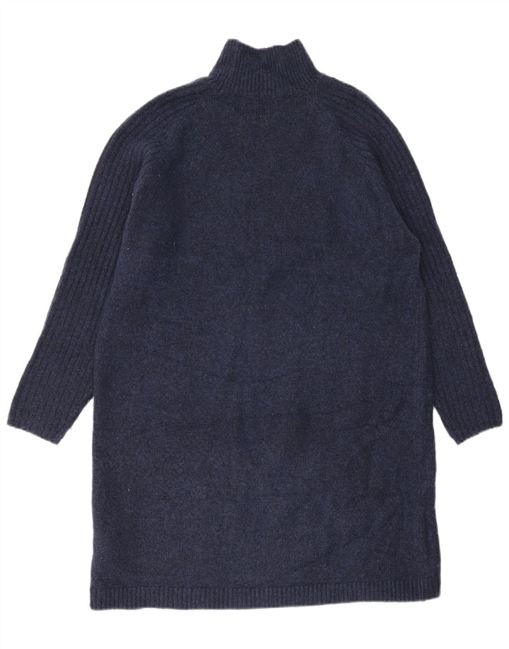 Abito maglione da donna Zara UK 14 Acrilico blu navy medio