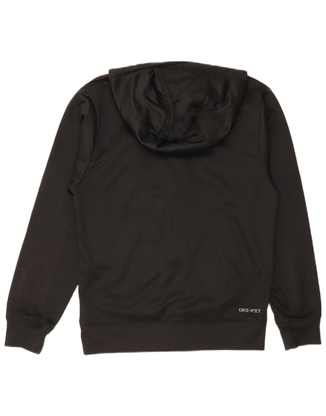Felpa con cappuccio e zip Nike da uomo XS in poliestere nero