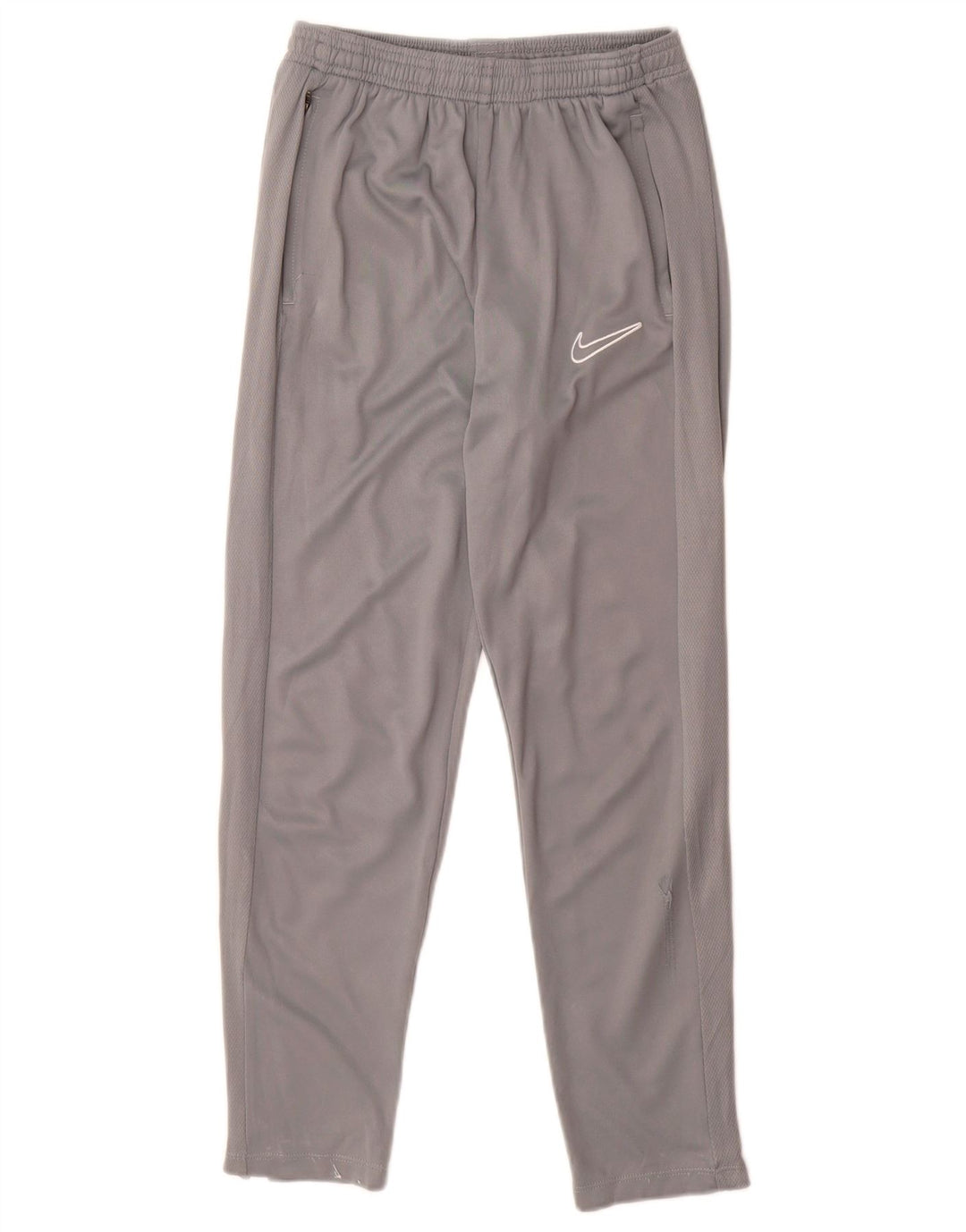 Pantaloni da tuta Nike da bambino Dri Fit 12-13 anni Large in poliestere grigio