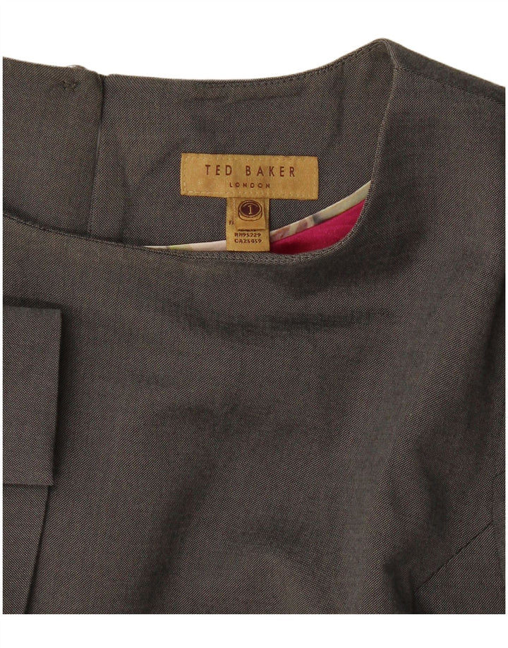 Abito tubino oversize da donna Ted Baker taglia 1 XS grigio