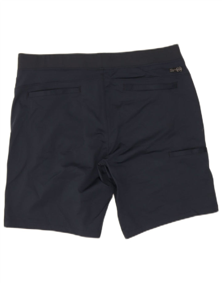 Pantaloncini sportivi da uomo Wrangler grandi in poliestere blu navy