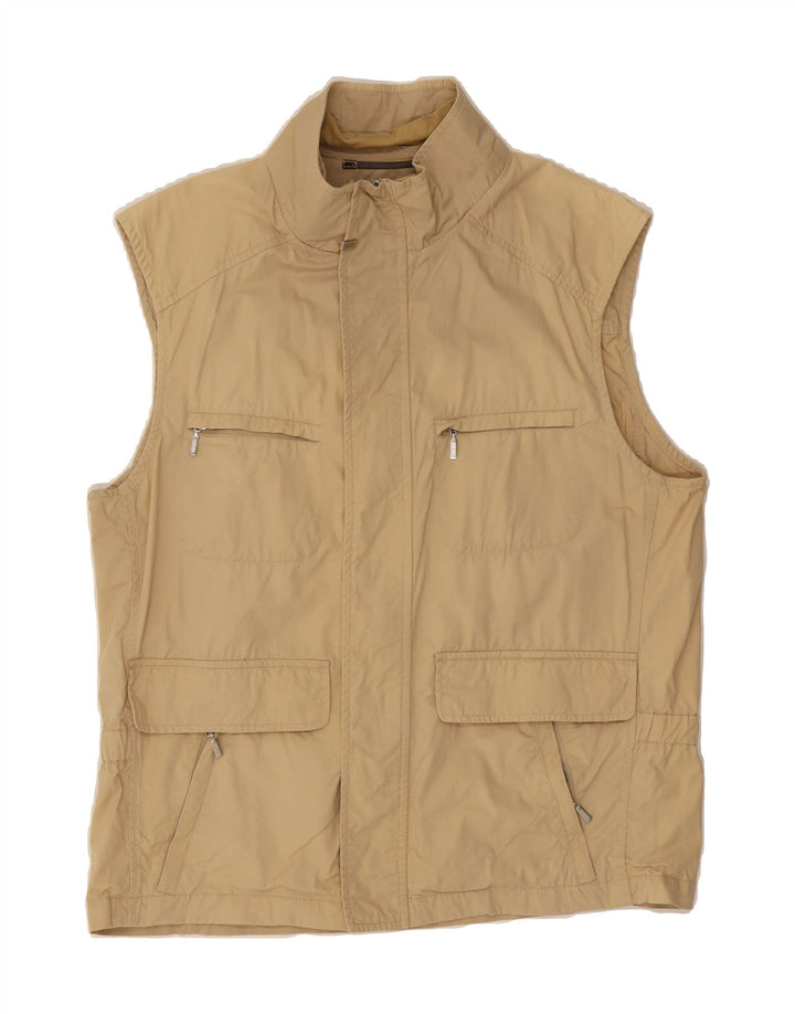 HUSKY Womens Utility Gilet UK 16 Large  Beige Vintage Husky and Second-Hand Husky from Messina Hembry 