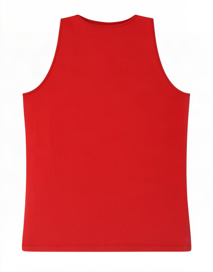 Canotta da donna di Dack UK 14 grande cotone rosso