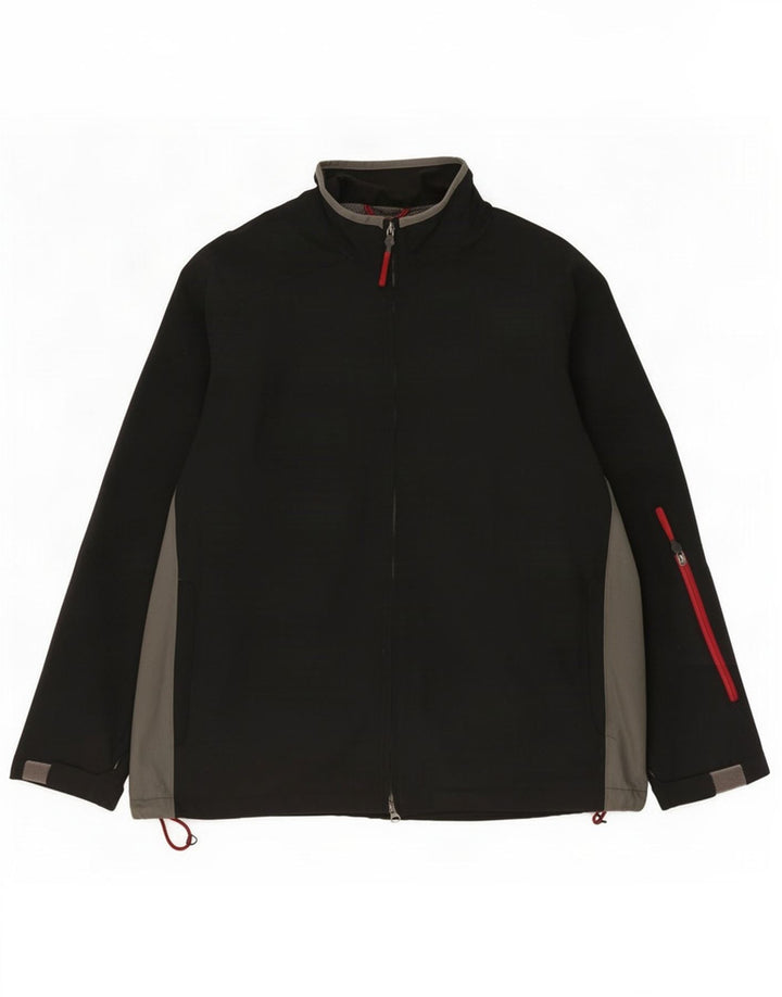 Giacca da tuta da uomo Gap XL in nylon color block nero