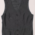 BENETTON Boys Waistcoat 11-12 Years 2XL Grey Cotton Vintage Benetton and Second-Hand Benetton from Messina Hembry 