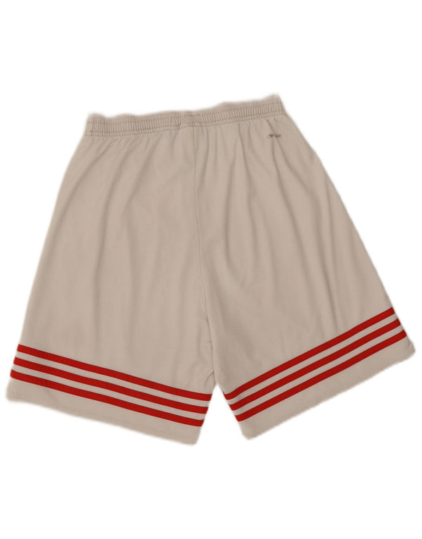 Pantaloncini sportivi Adidas Climalite da uomo piccoli in polietilene bianco