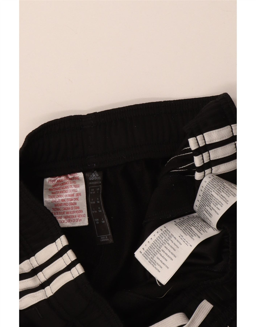 Pantaloni da tuta ADIDAS da ragazzo Joggers 13-14 anni Poliestere nero