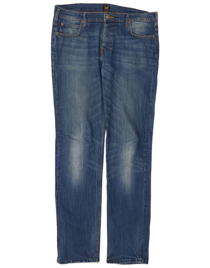 Jeans Lee Powell Slim da uomo W36 L36 in cotone blu