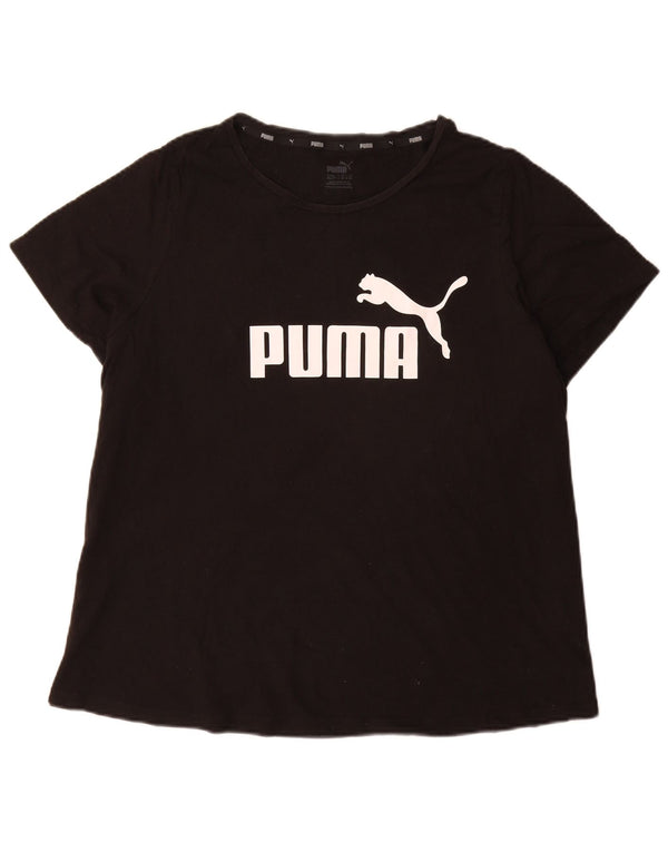 Maglietta grafica da donna Puma UK 20 2XL Nera