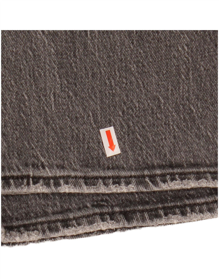 Jeans dritti da uomo Levi's Ribcage W31 L29 cotone grigio