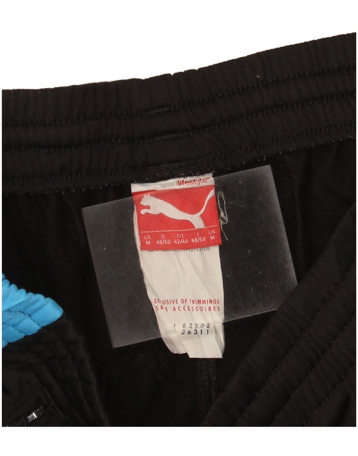 Pantaloni da tuta da uomo Puma Medium Black Colourblock in poliestere