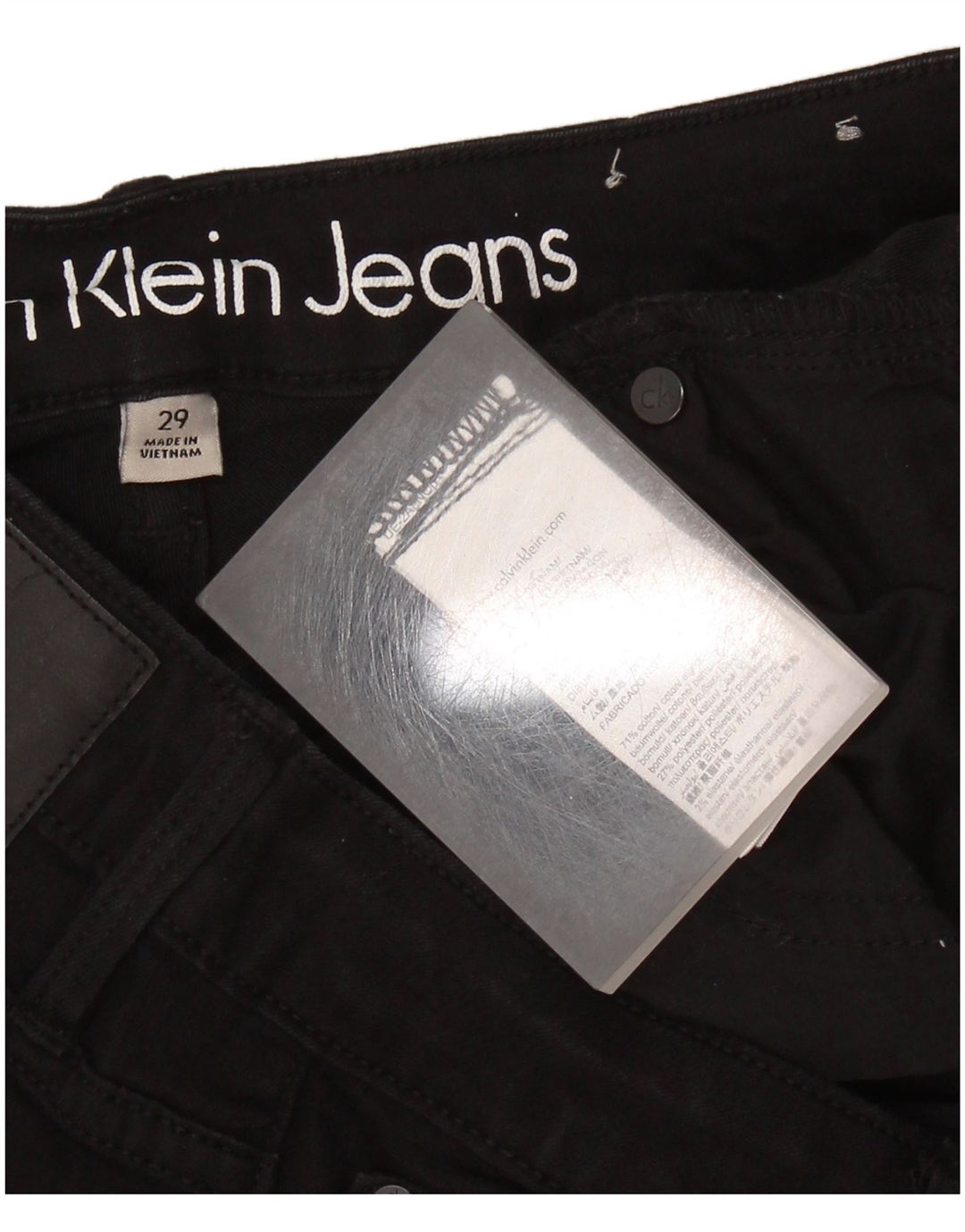 Pantaloni Jegging da donna Calvin Klein W29 L29 cotone nero
