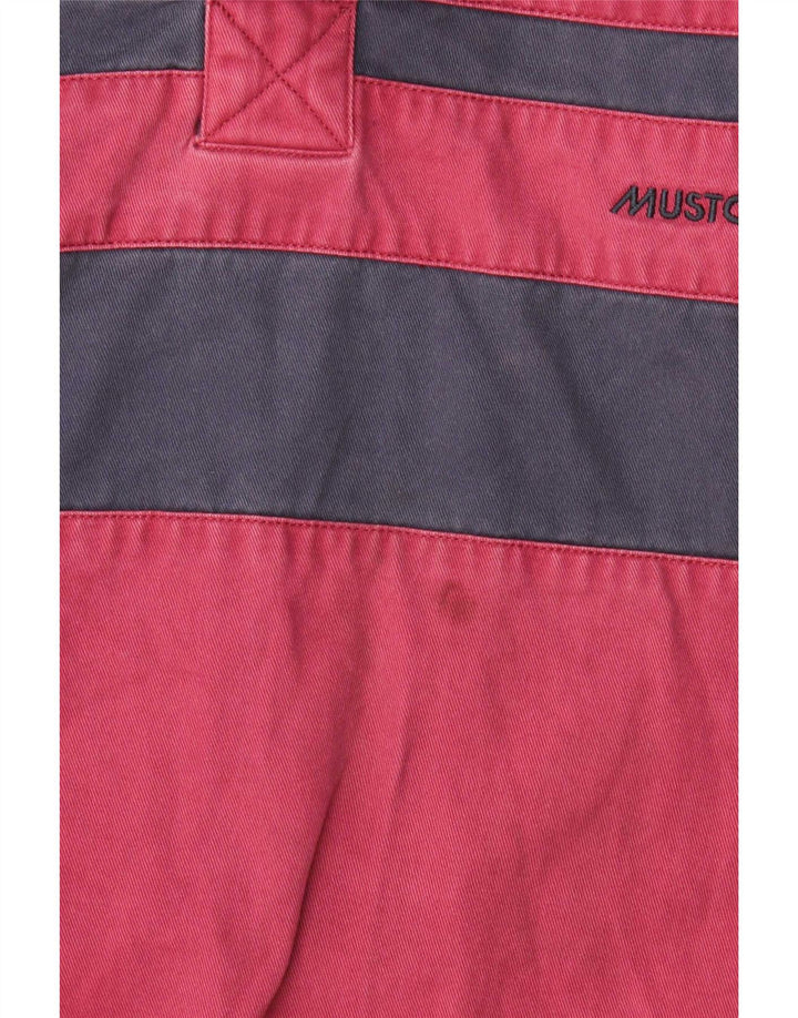Camicia pullover da uomo Musto grande cotone a righe rosse