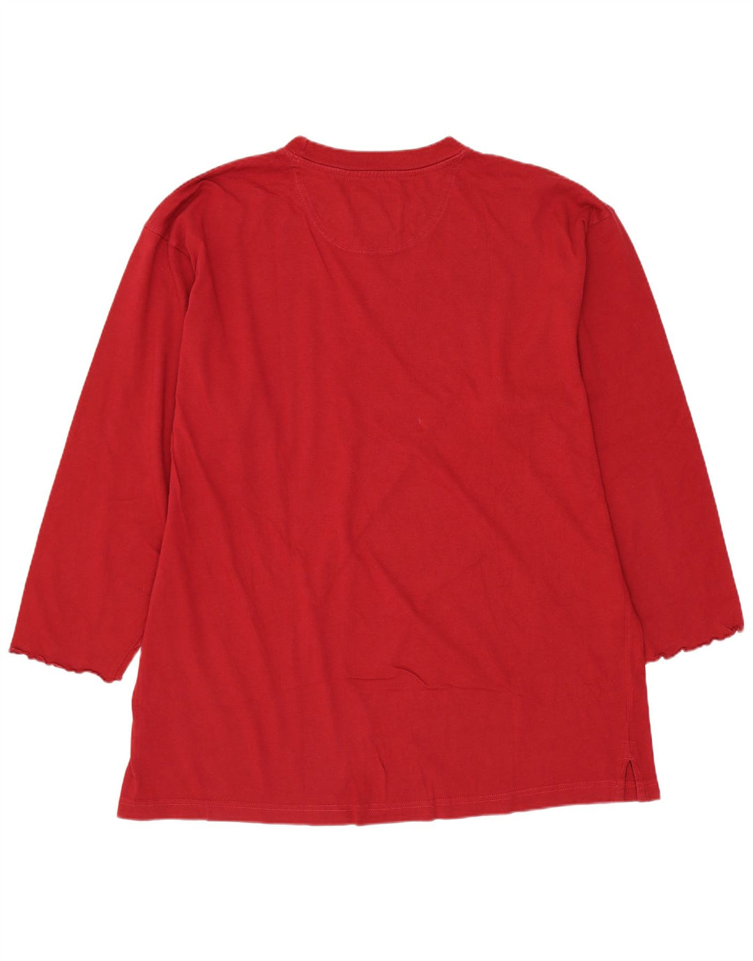 Woolrich Maglia da Uomo Manica a 3/4 Grande in Cotone Rosso