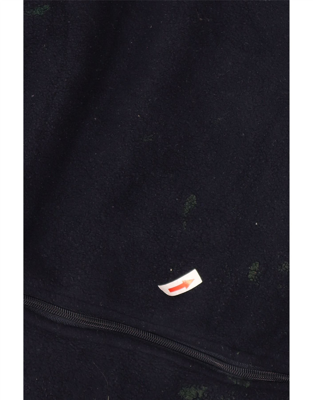 Giacca in pile da uomo Reebok UK 40 Large blu navy in poliestere