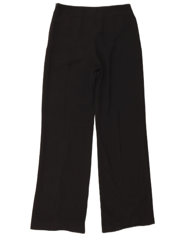 Pantaloni casual larghi da donna Hobbs UK 8 piccoli W28 L32 poliestere nero
