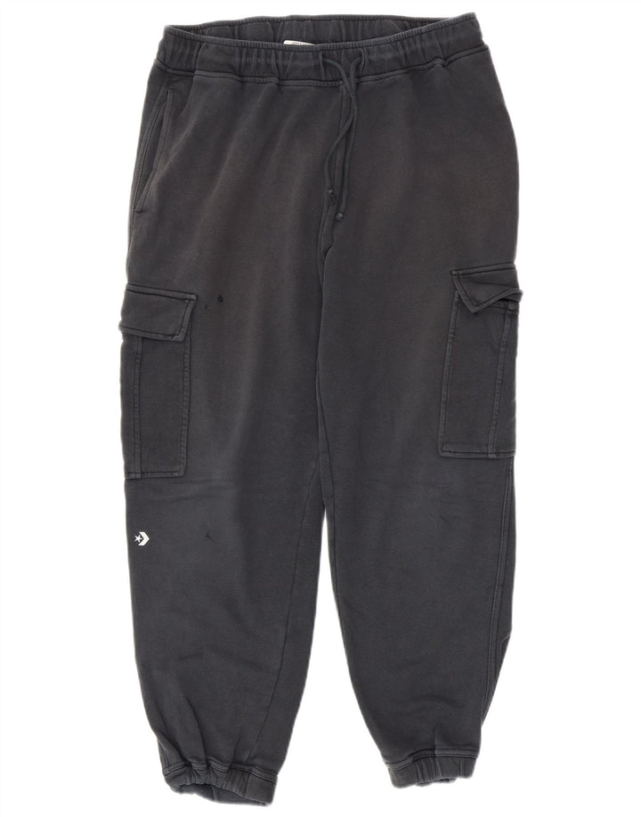 Converse Pantaloni da tuta cargo da uomo Joggers medi in cotone blu navy