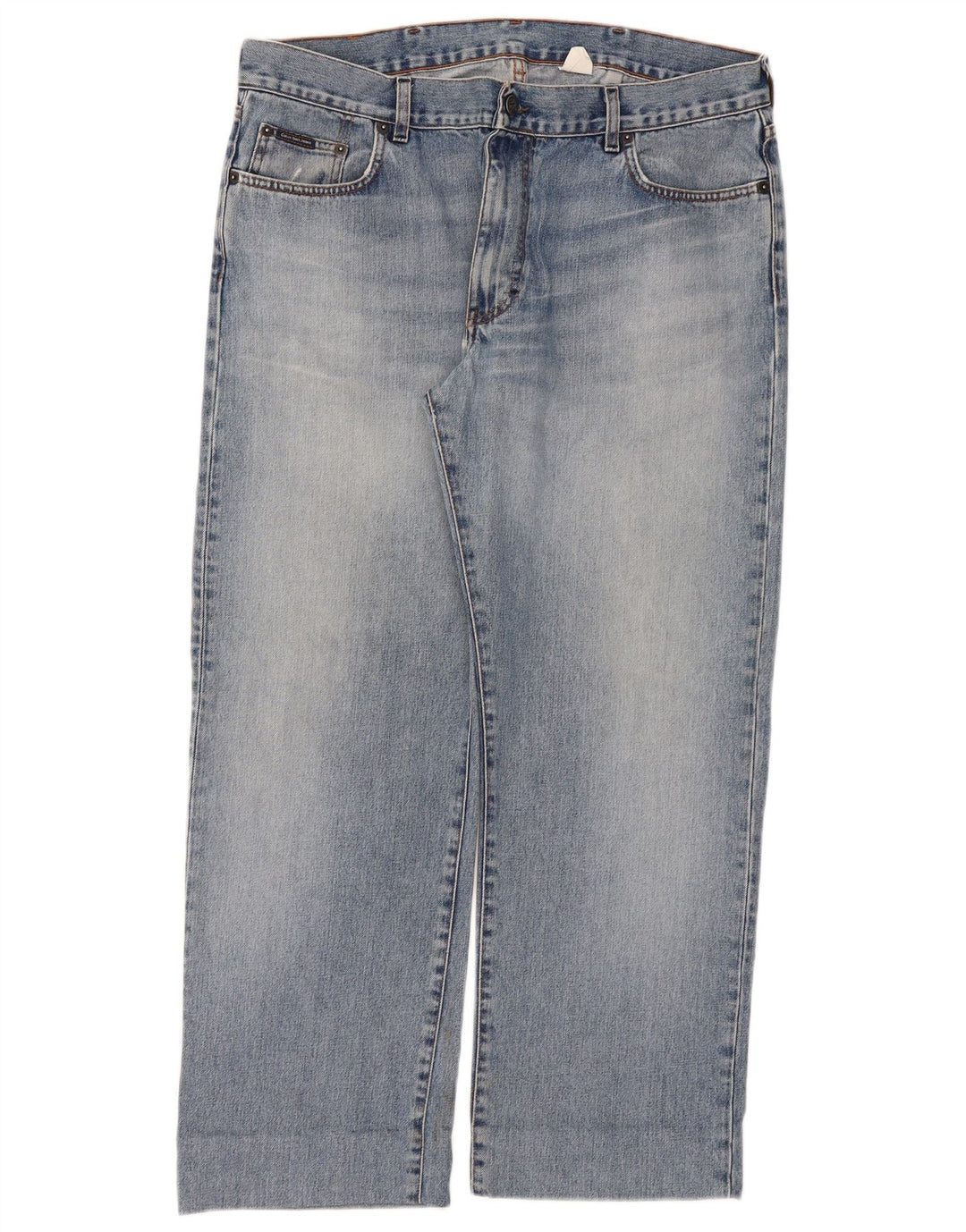 Jeans dritti da donna Calvin Klein W36 L28 Blu