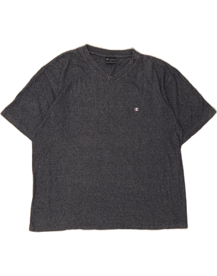 CHAMPION Mens T-Shirt Top XL Grey Flecked Vintage Champion and Second-Hand Champion from Messina Hembry 