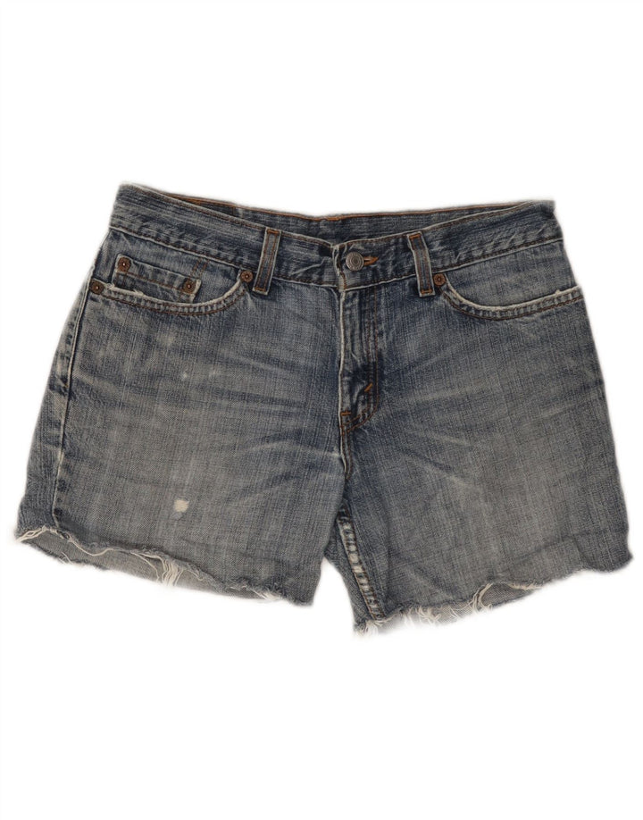 Pantaloncini di jeans Levi's 518 da donna W30 blu medio