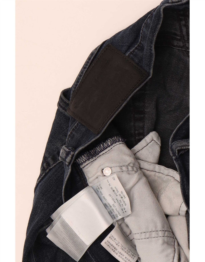 Jeans Levi's 512 affusolati da donna W30 L30 cotone blu navy