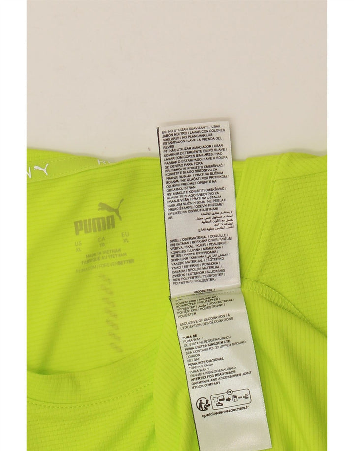 Canotta da uomo Puma XL verde poliestere