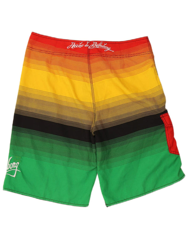 Pantaloncini da bagno grafici da uomo Billabong grandi a righe multicolori