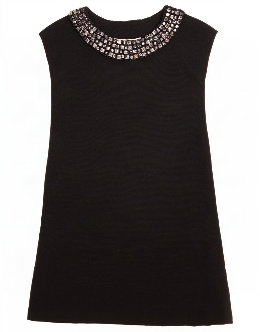 Abito a trapezio da donna Zara UK 8 piccolo in acrilico nero