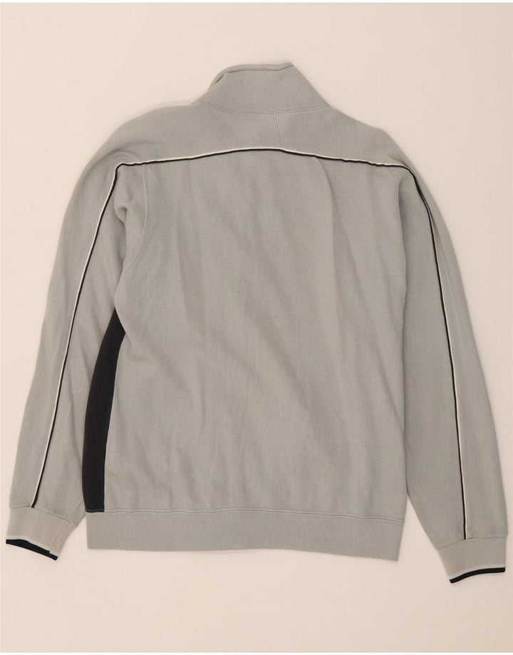 Giacca da tuta da uomo CHAMPION piccola in cotone color block grigio