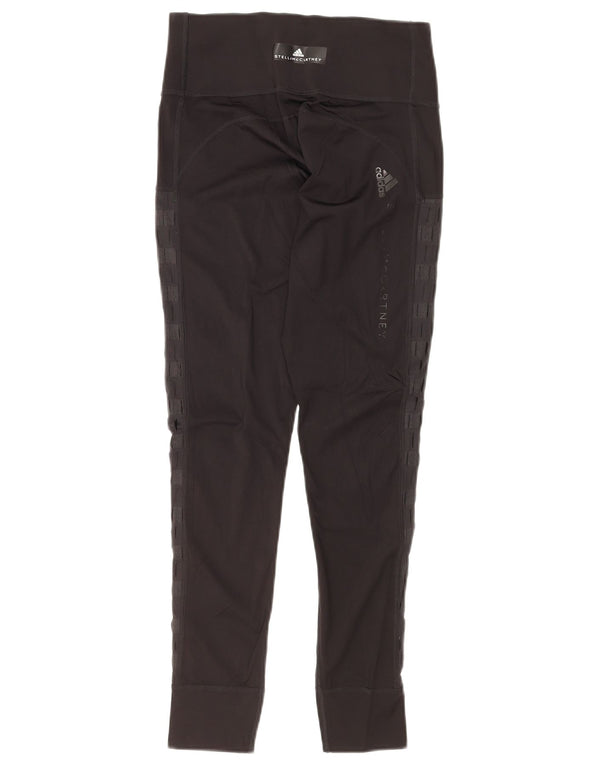 Leggings grafici ADIDAS da donna Stella McCartney UK 8 piccoli a righe nere