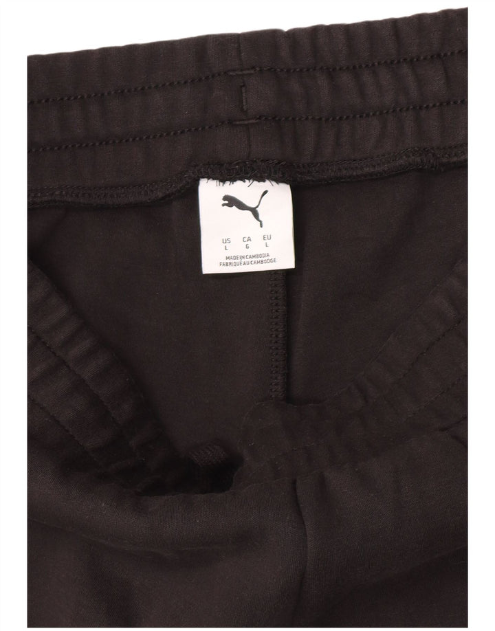 Pantaloni da tuta grafica da uomo Puma Large neri