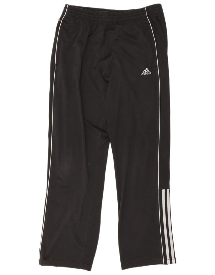 Pantaloni da tuta da uomo Adidas UK 40/42 Medium Nero Poliestere