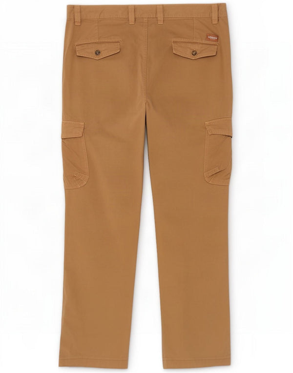 Carrera Pantaloni cargo vestibilità regolare da uomo W40 L30 Cotone beige