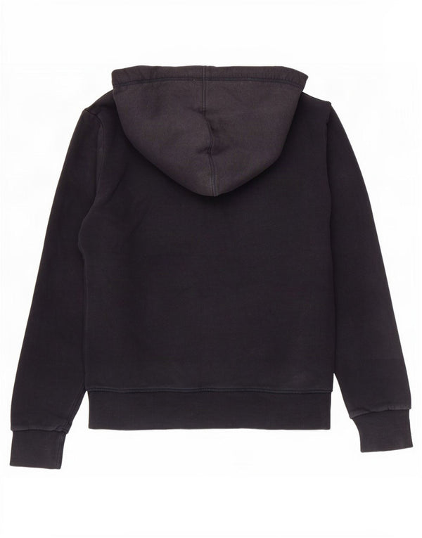 Felpa con cappuccio grafica da uomo Superdry Vintage Fit XL in cotone blu navy