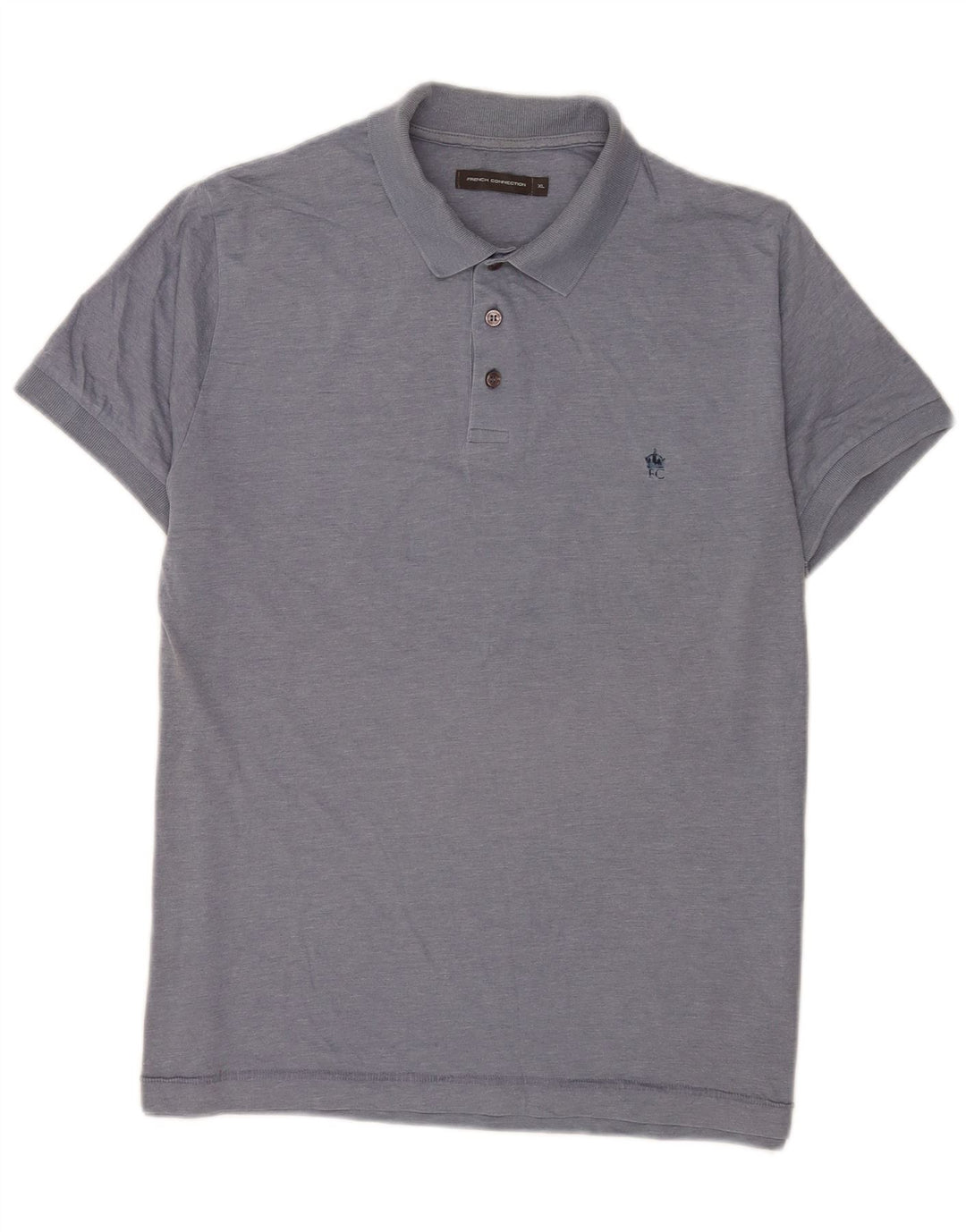 Polo da uomo French Connection XL in cotone blu
