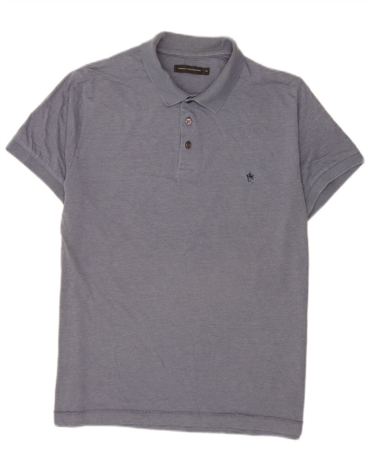 Polo da uomo French Connection XL in cotone blu