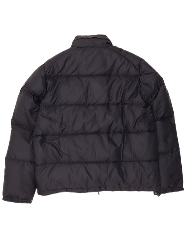 Guess Giacca imbottita con cappuccio da uomo UK 46 3XL Nylon blu navy