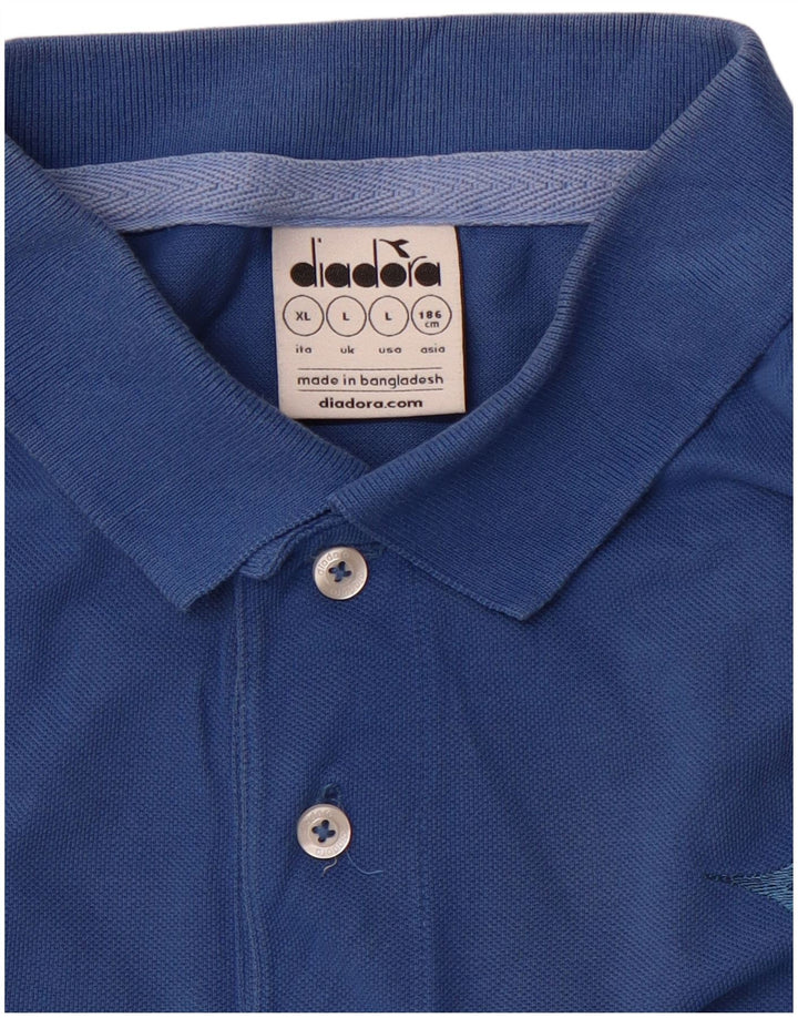Polo DIADORA Uomo Large Blu