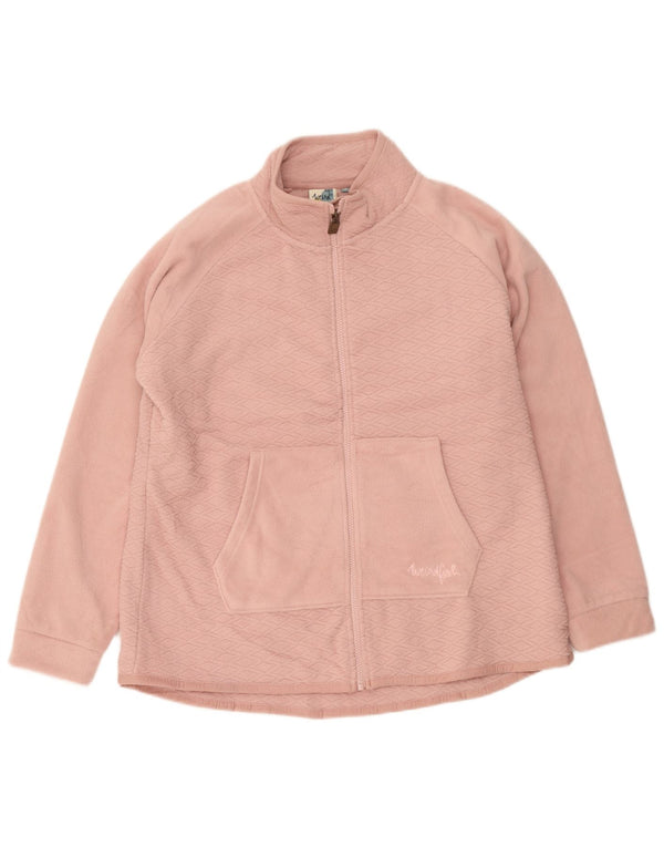 Giacca in pile da donna Weird Fish UK 18 XL poliestere rosa