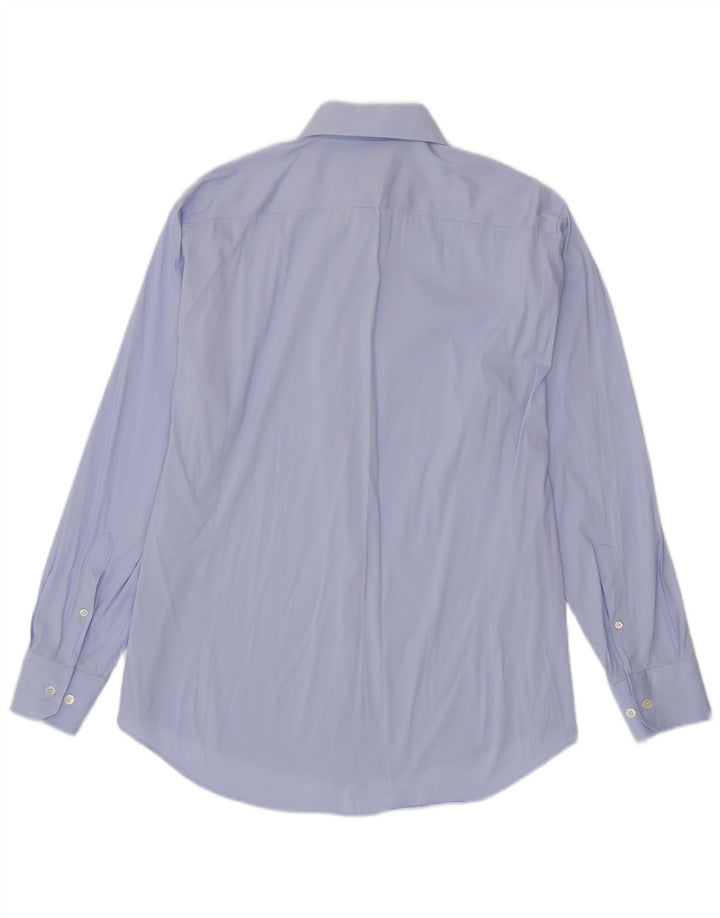 BONOBOS Camicia da uomo su misura taglia 16 grande cotone blu