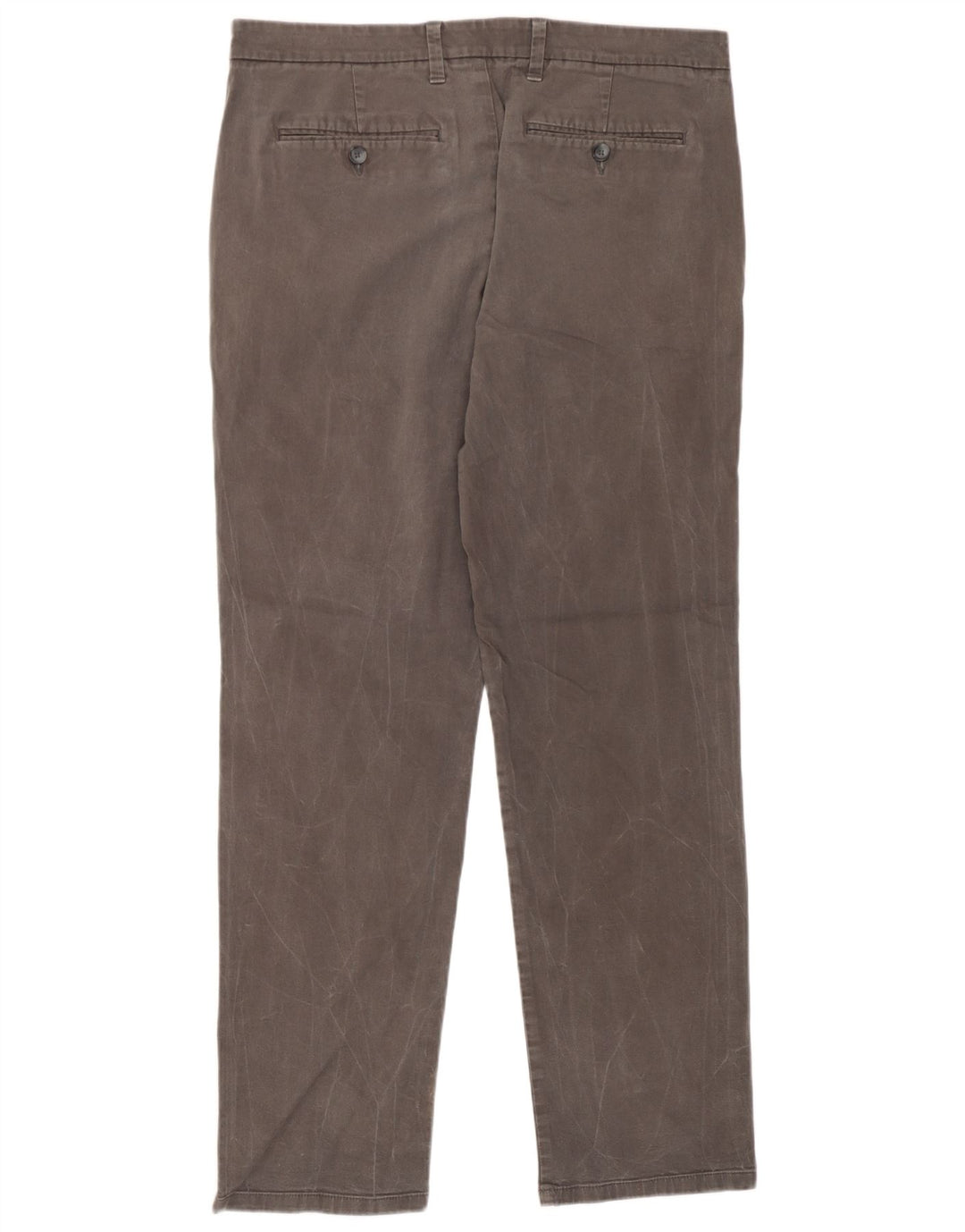 Pantaloni chino vestibilità regolare da uomo Marks & Spencer W34 L31 cotone grigio