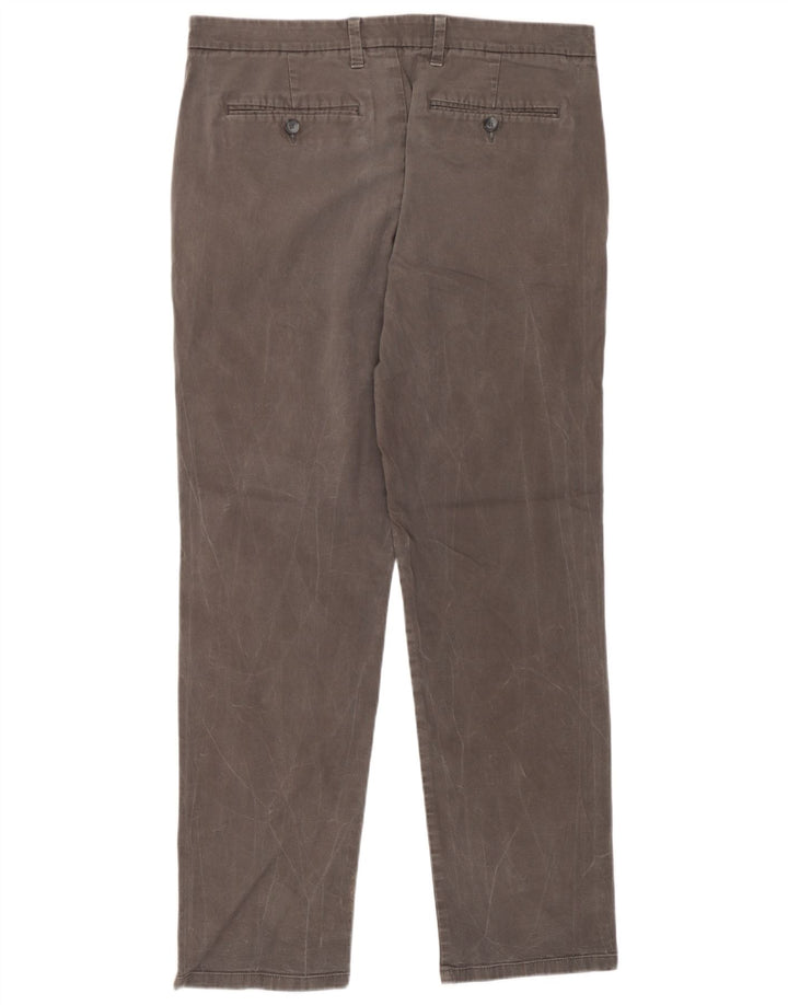 Pantaloni chino vestibilità regolare da uomo Marks & Spencer W34 L31 cotone grigio