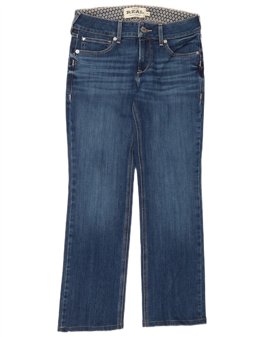 Jeans dritti da donna ARIAT W29 L29 cotone blu